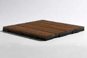 Wholesale flooring patio: Wood Plastic Composite DIY Tiles