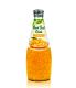 Basil Seed Drink with Orange Flavor in 290ml Glass Bottle