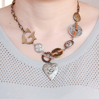 Charm Heart Pendant Necklace 