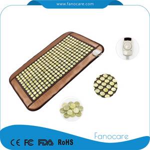 Wholesale massage bed: Korea Heating Massage Jade Bed Mat Natural Stone Mattress