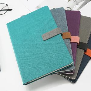 Wholesale can factory: Factory Direct Sales Can Print LOGO Leather Business Notebook Office Supplies Work Diary Set Gift Bo