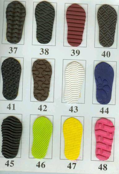 MIX Designer Slipper Rubber Sole Sheet, Thickness: 16mm, Size: 48x36 Inches
