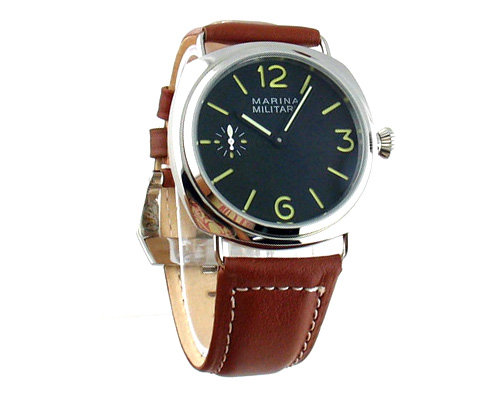 Marina Militare SS 45mm Black Dial A Hand Winding Watch id