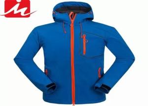 Wholesale used sports apparel: Water Repellent Waterproof Softshell Jackets Outdoor Winter Men'S Polyester Spandex Jacket