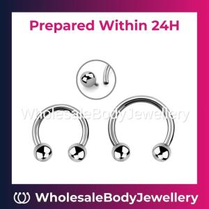 Wholesale large diameter: Wholesale Circular Barbells Body Jewellery