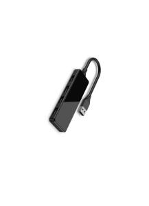 Wholesale usb drive: USB3.0 TO USB3.0 4 Black Glass  4 in 1 Drive Cable Porthub