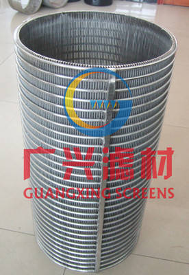 Sell China haixing Reverse Rolled Slotted Wedge Wire Screens