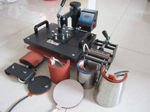 Wholesale heat press for mugs: Euramerican Advanced UDT Design All in 1 Combo Hot Sublimation,Plate/Mug/Cap/TShirt Heat Press,Heat