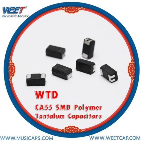 Sell WEET WTD CA55 SMD Conductive Solid Polymer Tantalum Capacitors