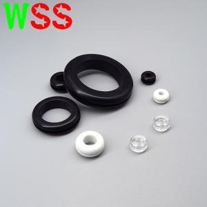 Wholesale rubber rings: Black Rubber Grommet Silicone Rubber Part PVC Ring Wiring Grommet