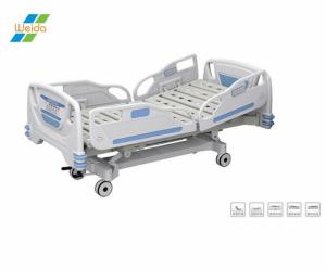 Wholesale medical furniture: Five-Function Electric Adjustable Nursing Medical Furniture ICU Patient Hospital Bed