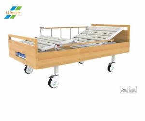 Wholesale wooden pole: Three-function Adjustable Nursing Equipment Medical Furniture Electric Homecare Patient Hospital Bed