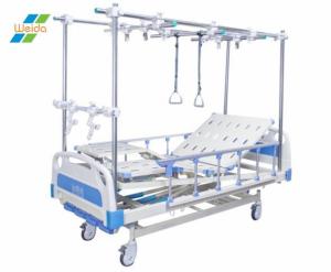 Wholesale orthopedic instruments: Four Cranks ABS Orthopedic Traction Bed with Double Traction