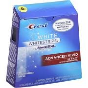 C R E S T 3D White Whitestrips Dental Whitening Kit, 2 Hour Express