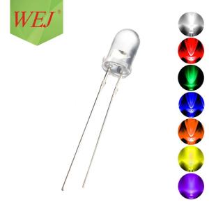 Wholesale resin lens: Factory Delivery Custom Color 3mm 5mm LED Lamp Dip UV IR LED 2mm 8mm 10mm 3mm 5mm LED Diode