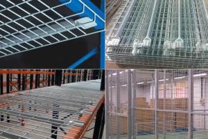 Wholesale warehouse rack: Wire-Mesh-Deck Racking for Warehouse Storage