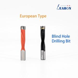 Wholesale Woodworking Machinery Parts: Blind Hole Drilling Bit European Type Woodworking Carbide Alloy CNC Router 5mm-15mm Dia.
