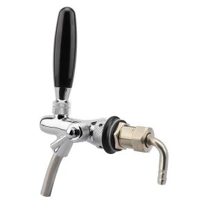 Wholesale faucet with flow control: Beer Tap Faucet Chrome Flow Control Beer Keg Tap G5/8 Thread Adjustable Draft Beer Dispenser Tap Wit