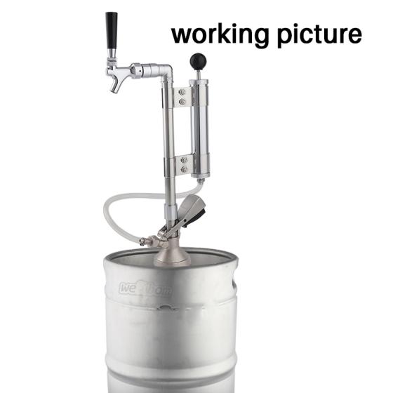 Details about   8in D-System Heavy Duty Beer Party Pump Beer Pump Beer Keg Tap Set Homebrew 