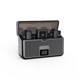 Wholesale laptop power adapter: H8 Recording Microphone Wireless Lavalier Noise Cancellationg