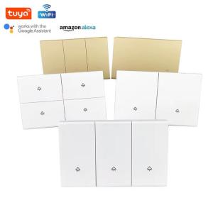 Wholesale flame app: Smart Home Lighting Switch Wall 1/2/3/4 Gang Wifi Light Touch Switch Work with Alexa Google Home