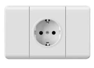 Wholesale switched socket: EU Standard Socket Electrical Europe 1 Gang Switch Wall Socket