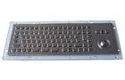 IP65 Waterproof Industrial Mini Keyboard With Trackball / Function Keys