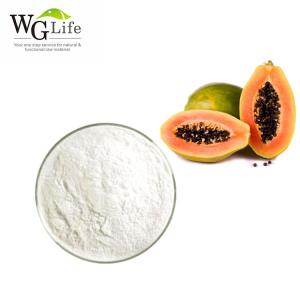 Wholesale natural papaya: Certificated Factory Supply Pure Papaya Extract Papain Enzyme Powder