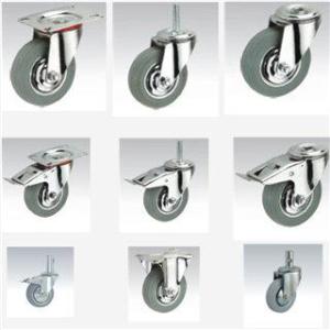 Wholesale caster: Industrial Caster Gray Caster Grey Caster Gray Rubber Caster Grey Rubber Caster