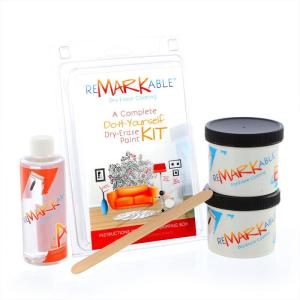 Wholesale art canvas: Remarkable Whiteboard Dry Erase Paint 35 Ft Clear Kit (12floz)