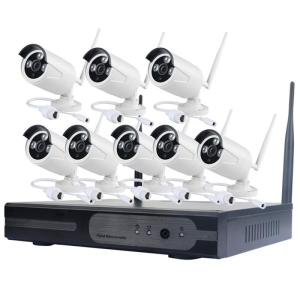 Wholesale nvr: Wireless 4ch 8ch 2mp 5mp Bullet Monitor NVR Kits 1080P Security Camera Wi-Fi Camera IP Camera