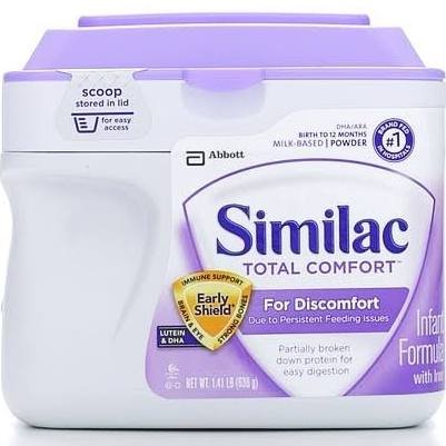 Similac Total Comfort Infant Formula Powder 0 12 Months 22 5 Oz