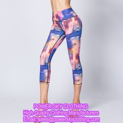 floral print yoga pants