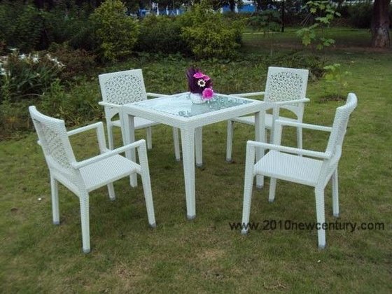 Rattan Dining Table and Chairs Dining Table Setting(id:5617405). Buy