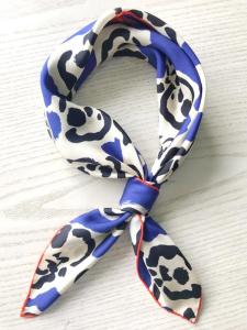 Wholesale silk scarf: 100% Silk Handkerchief Square Scarf with Hand Rolling
