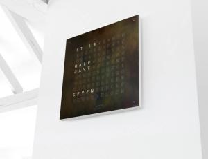 Wholesale wall coating paint: Qlock Two Wall Clock  Gadget Flow