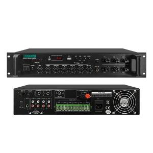 Wholesale audio mixer: MP610U 6 Zones Paging Amplifier with USB/ SD/ FM/ Bluetooth