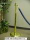 Polished or Satin Brass Stanchion with Velour Rope