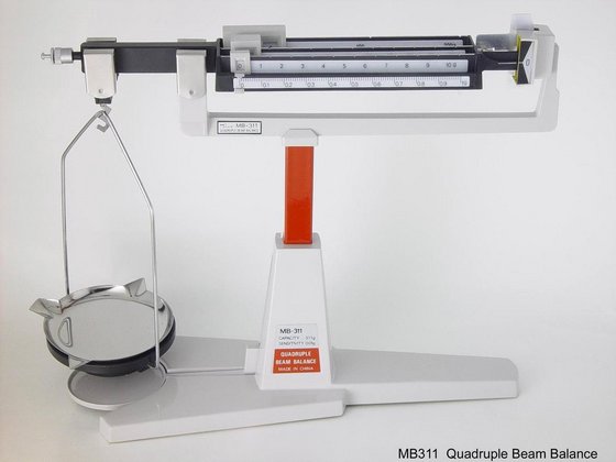 Lab Equipment Quadruple Beam Balance MB311(id:6630407