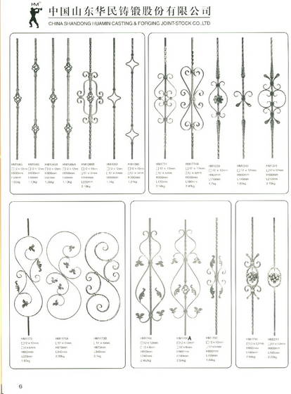 Sell kinds of wrought iron balusters