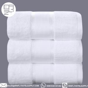 Wholesale bath towel: Wholesale Custom Logo Cotton Hotel Towel