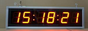 Wholesale led clock: Indonesia Project of LED Digital Clock 4inch for Indoor