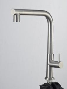 Wholesale faucet: W08-003 Cold Water Kitchen Faucet Brushed Finished