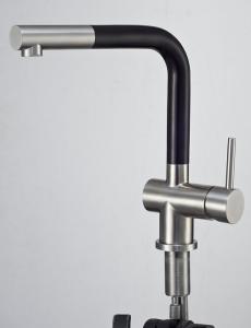 Wholesale bathroom taps: Pull -Down Kitchen Tap W02-008 Stainless Stell Brushed Finished