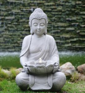 Wholesale outdoor fountain: Outdoor Buddha Water Fountain