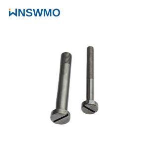 Wholesale molybdenum screws: Pure Tungsten Screw Wolram Bolts W Fastener for High Temperature Vacuum Furnace