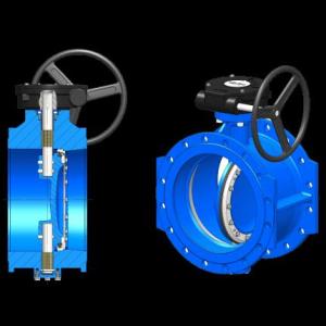 Wholesale paper friction plate: Double Eccentric Flanged Butterfly Valves