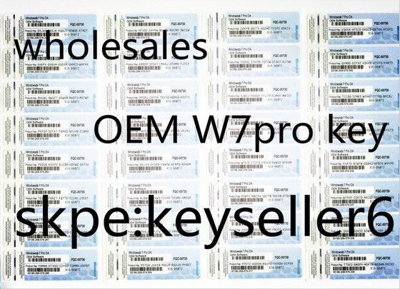 Cheap And Oem Key Windows 7 Pro Key Coa License Sticker Dhl Id