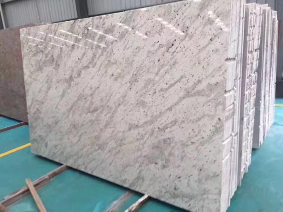 Andromeda White Granite Countertops, What Does Prefabricated Countertops Mean
