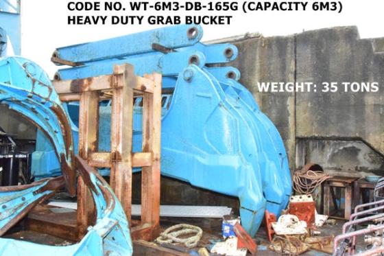 Sell CODE NO. WT-6M3-DB-165G (CAPACITY 6M3) HEAVY DUTY GRAB BUCKET 